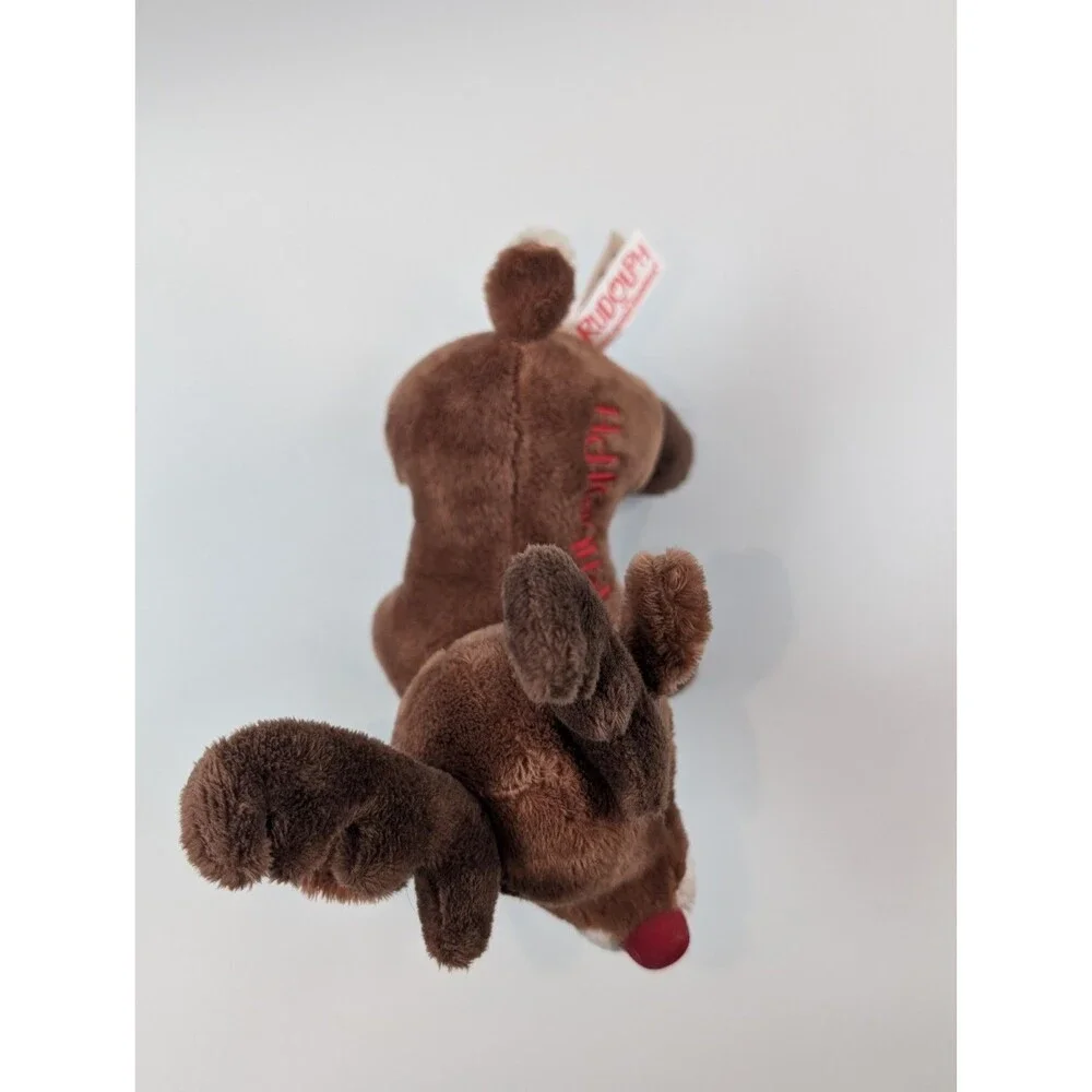 Rudolph Red Nosed Reindeer Plush Dan Dee Vintage Christmas Stuffed Animal